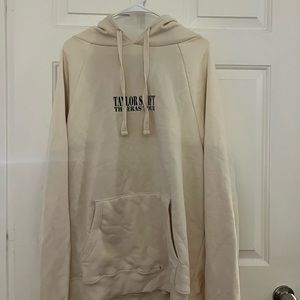 Taylor Swift Eras Tour Beige Hoodie